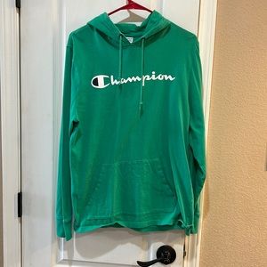 Champion hooded long sleeve shirt